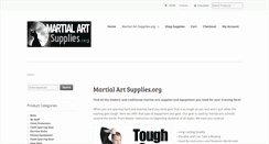Desktop Screenshot of martialartsupplies.org